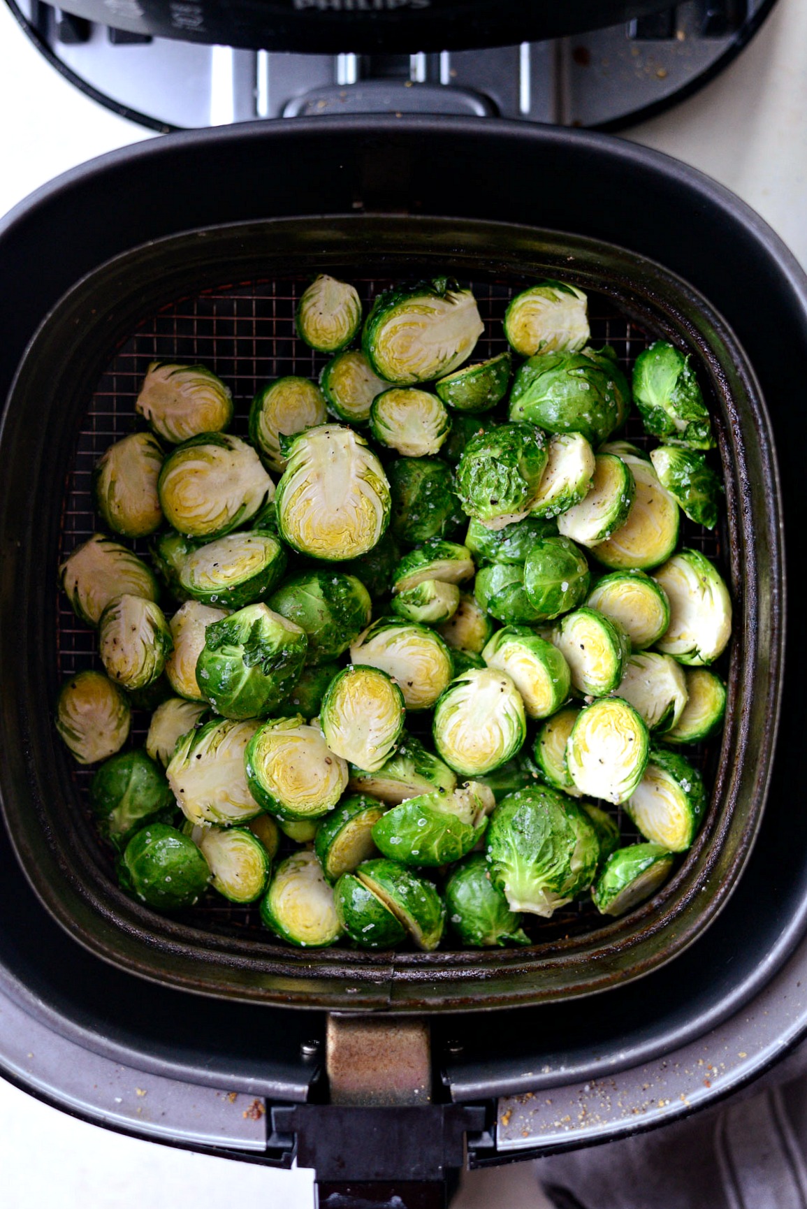 Crispy Air-Fryer Brussels Sprouts - Simply Scratch