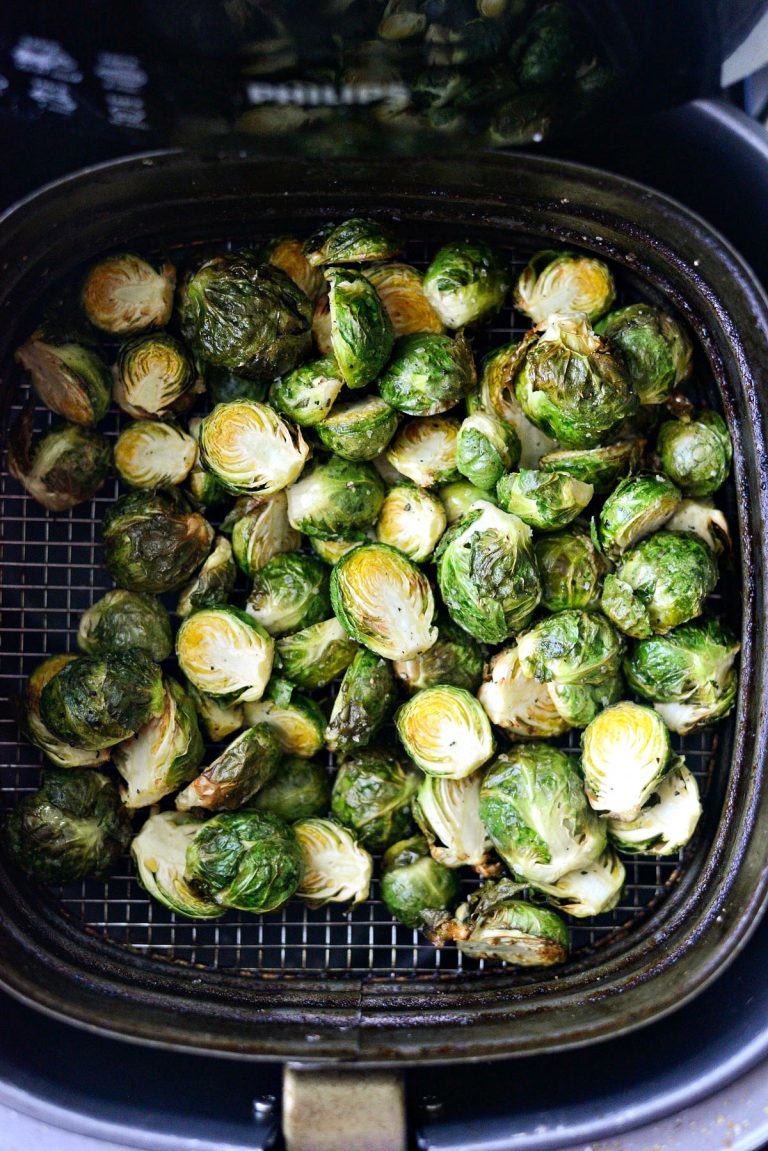 Crispy Air-Fryer Brussels Sprouts - Simply Scratch