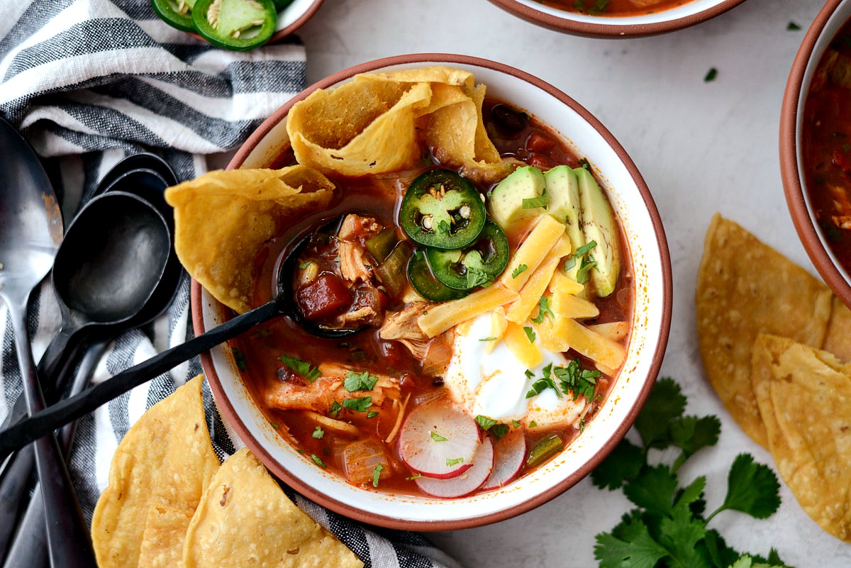 Easy Chicken Tortilla Soup Simply Scratch