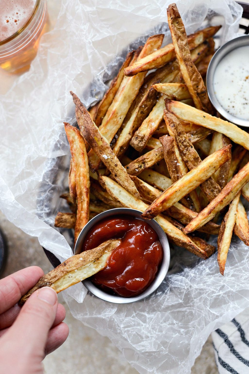 Homemade Air Fryer French Fries - Simply Scratch