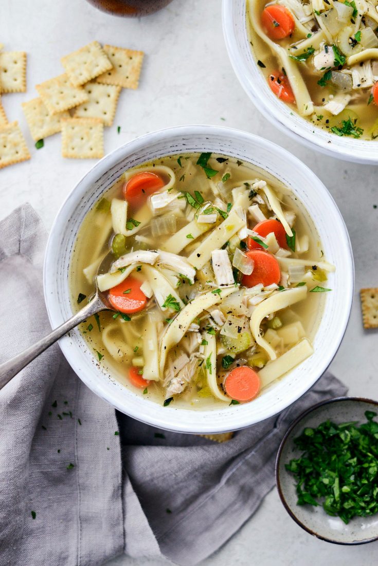 Homemade Chicken Noodle Soup - Simply Scratch