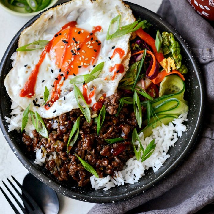 Korean BBQ Beef Bowls - Simply Scratch