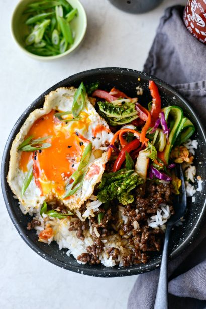 Korean BBQ Beef Bowls - Simply Scratch