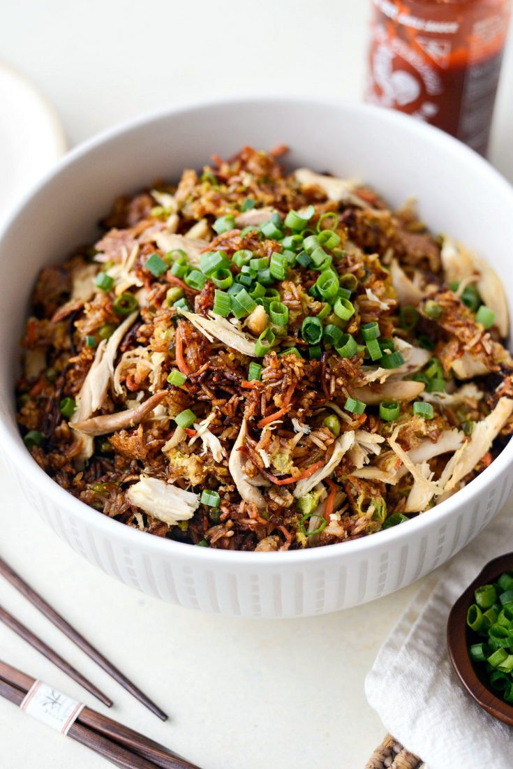 Sheet Pan Chicken Fried Rice - Simply Scratch