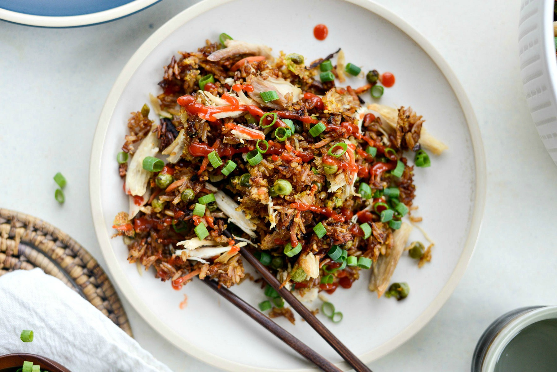 Sheet Pan Chicken Fried Rice Simply Scratch