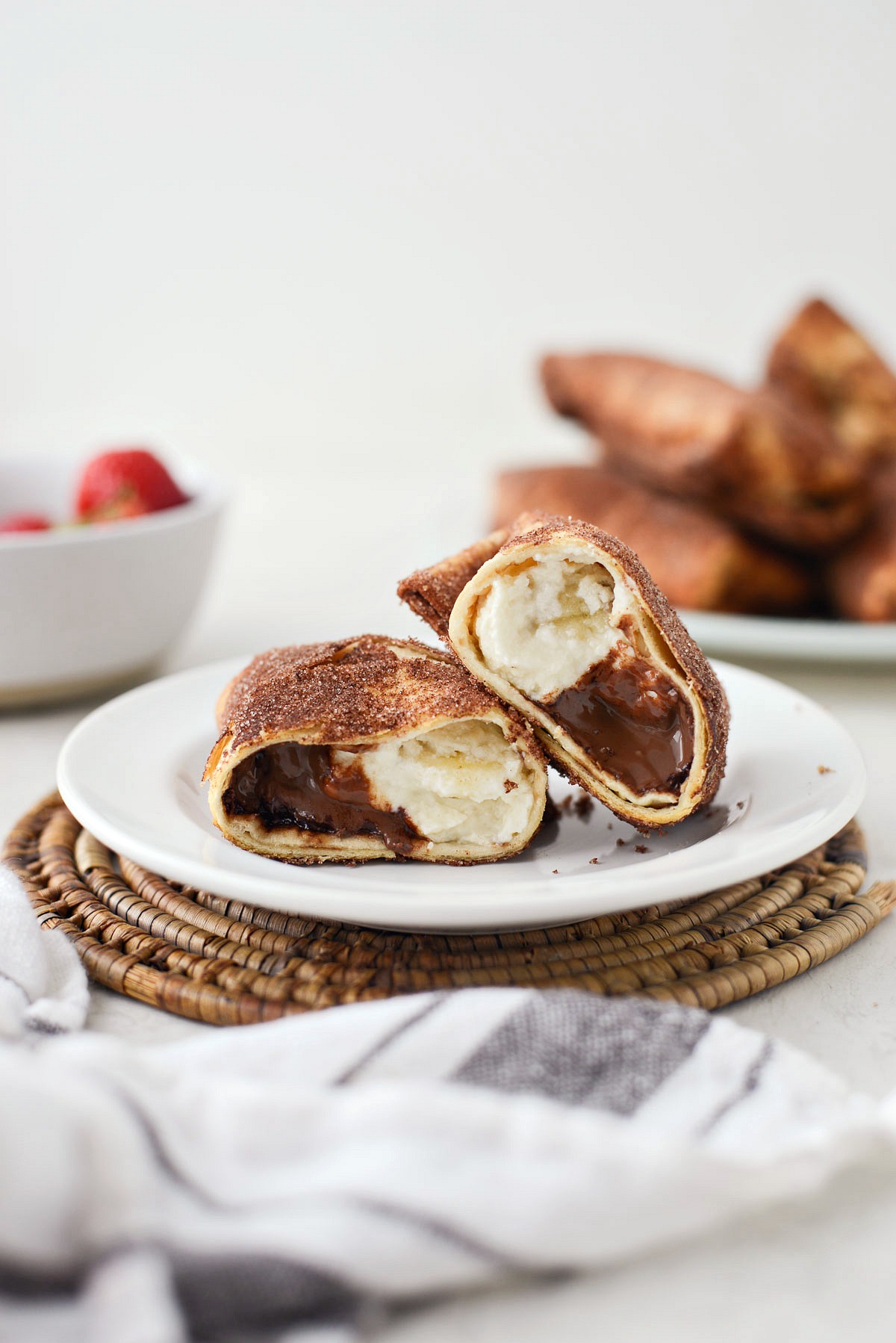 Air Fryer Cheesecake Chimichangas - Simply Scratch