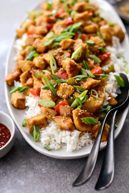 Lighter Sesame Chicken - Simply Scratch