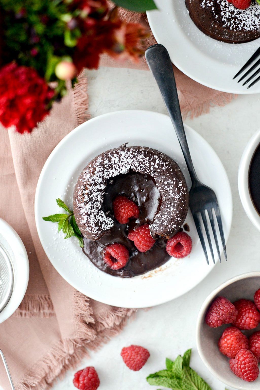 Molten Chocolate Lava Cakes (For Two!) - Simply Scratch