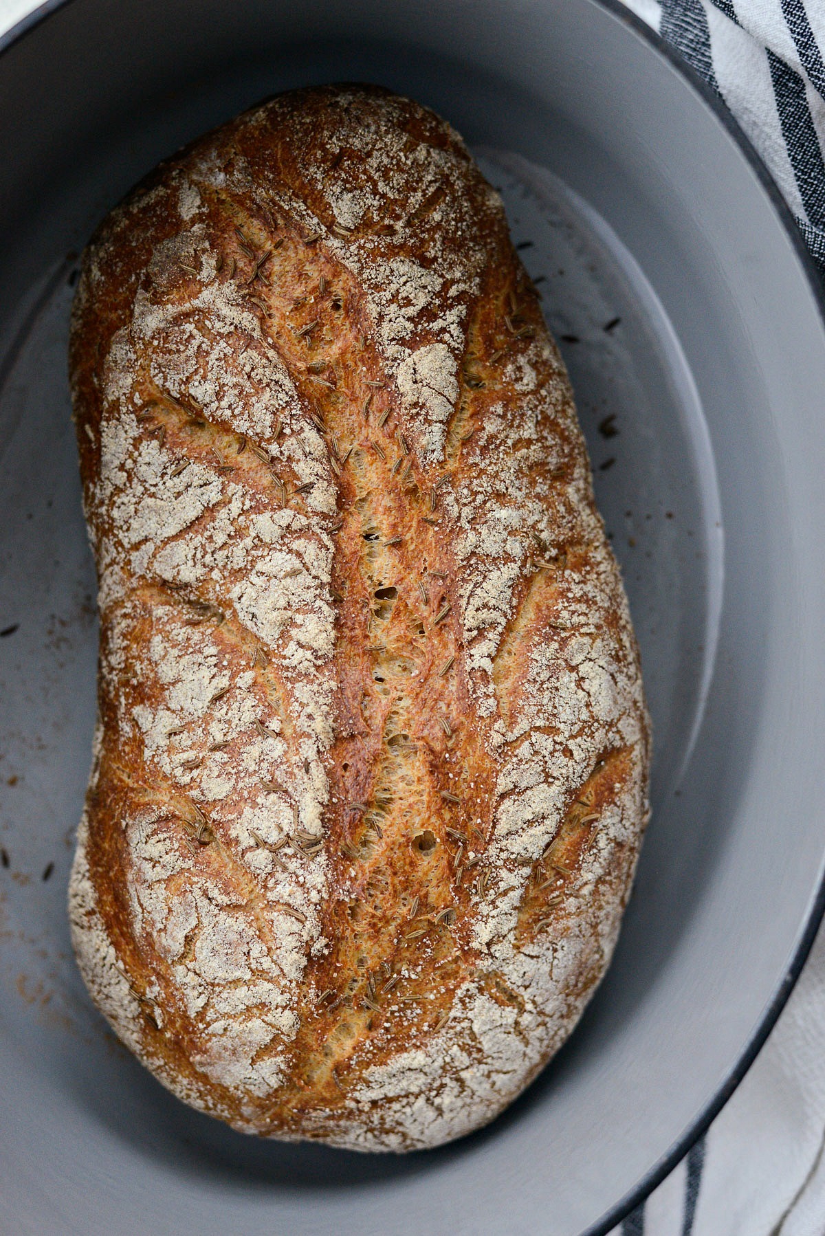 No-Knead Rye Bread - Simply Scratch