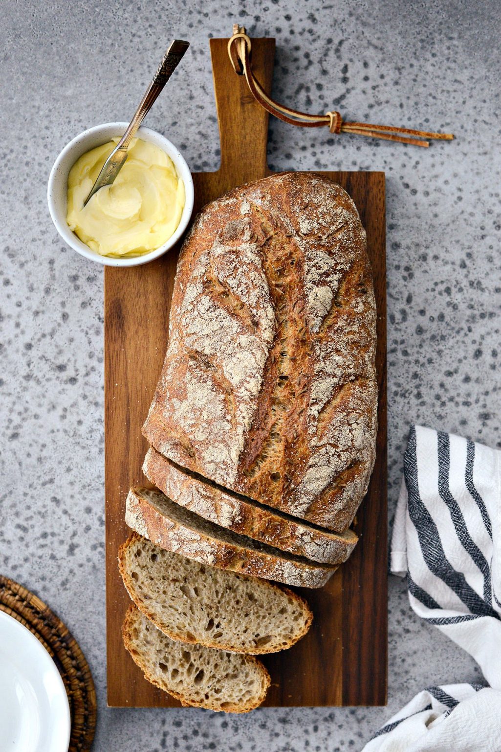 No-Knead Rye Bread - Simply Scratch
