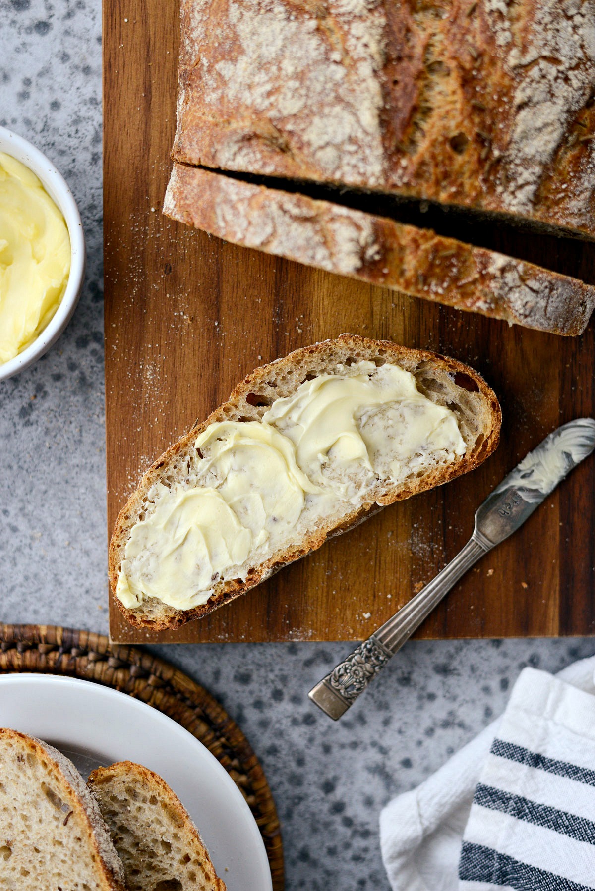 No-Knead Rye Bread - Simply Scratch