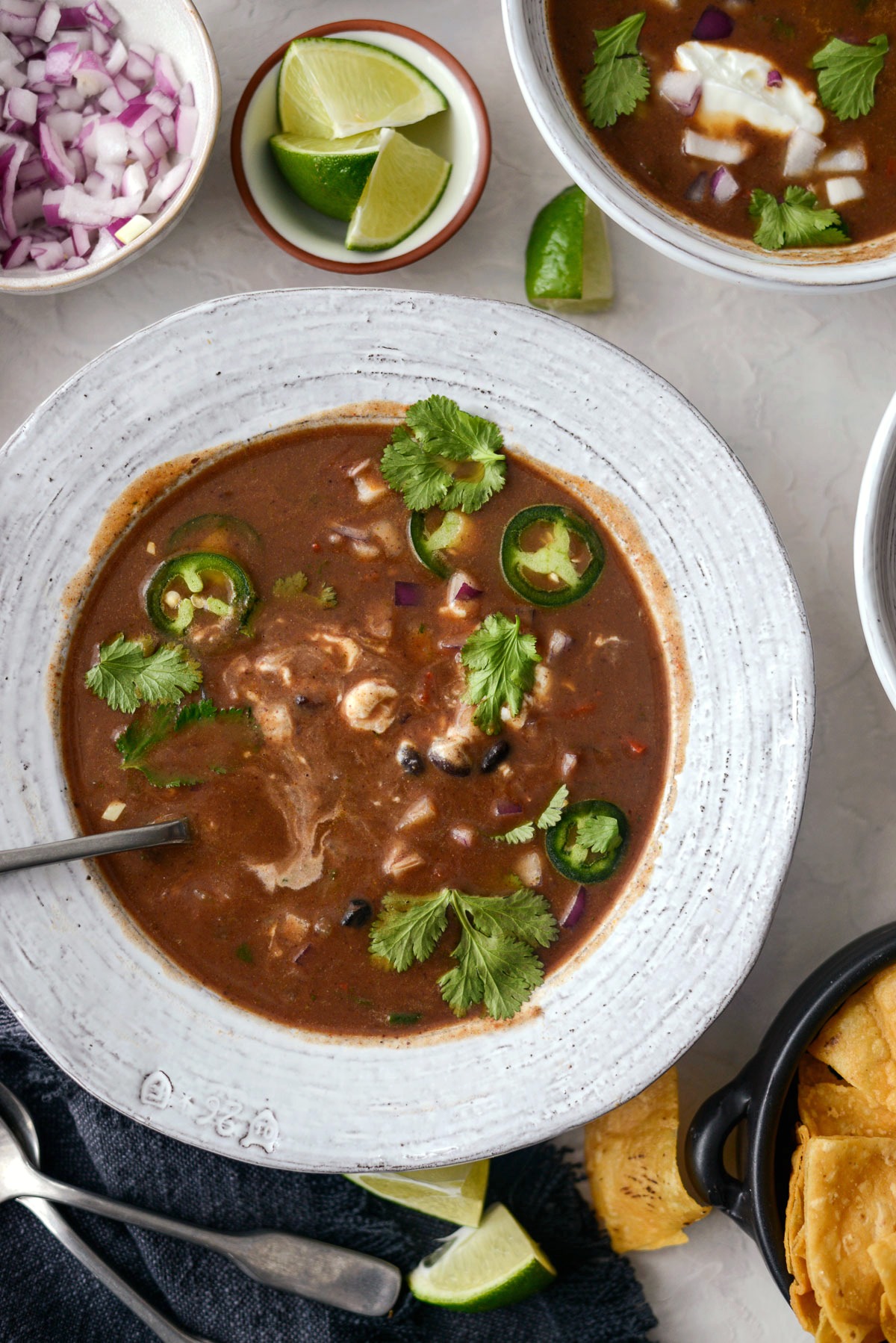 Vegetarian Black Bean Soup - Simply Scratch