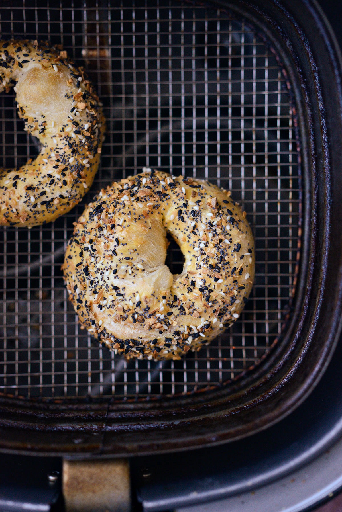 Easy Air Fryer Everything Bagels - Simply Scratch