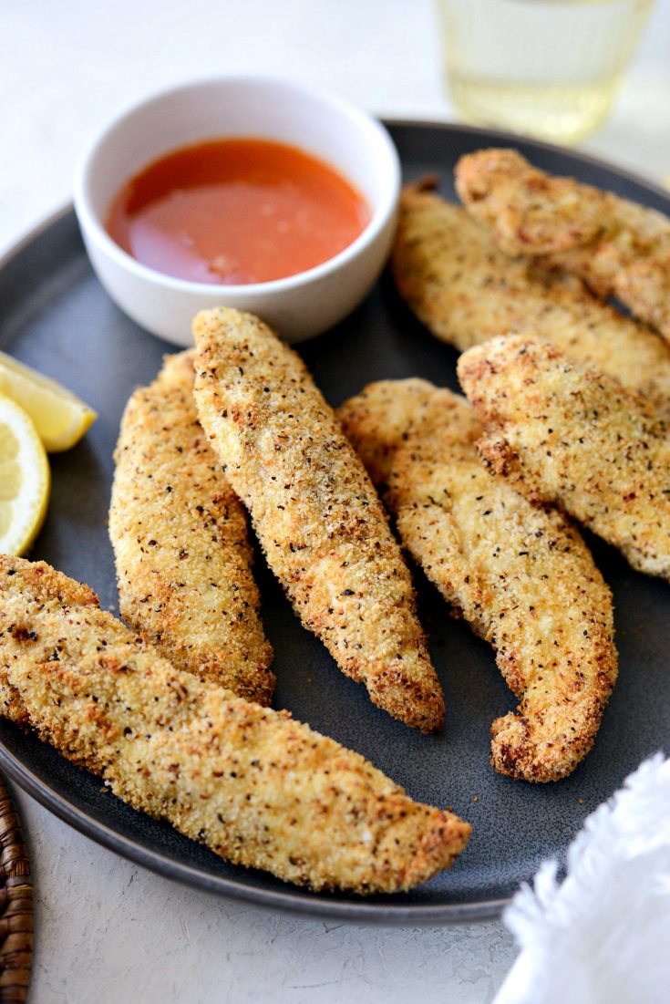 Air Fryer Lemon Pepper Chicken Tenders - Simply Scratch