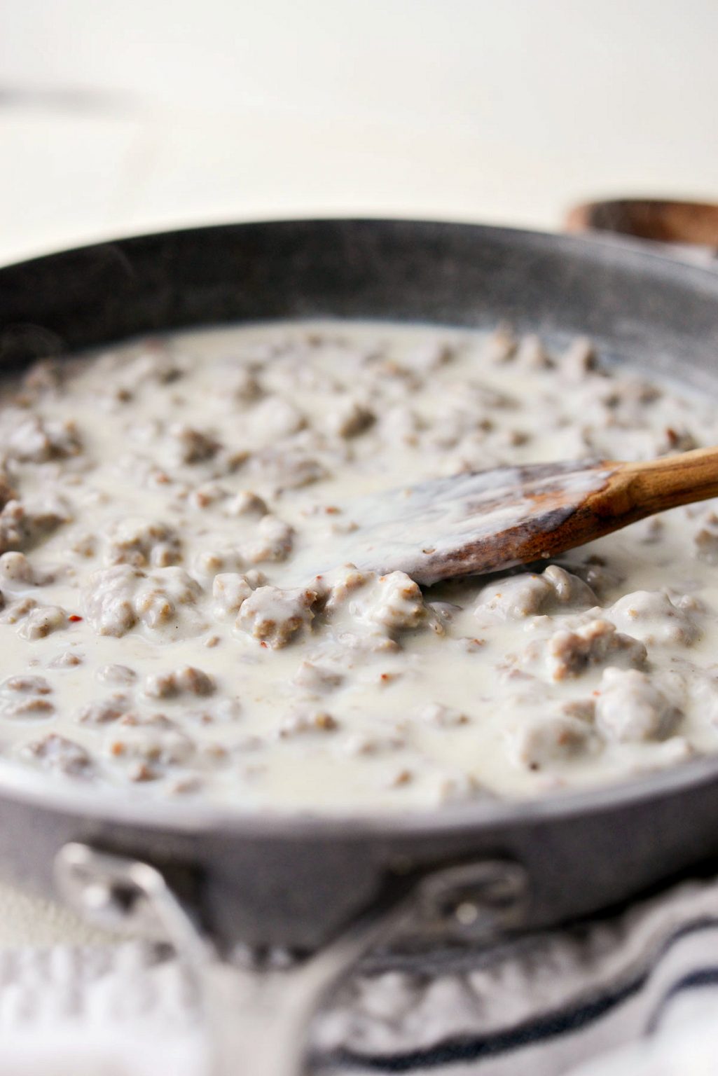 Turkey Sausage Breakfast Gravy - Simply Scratch