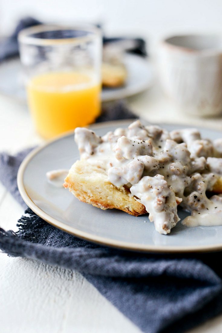 Turkey Sausage Breakfast Gravy Simply Scratch