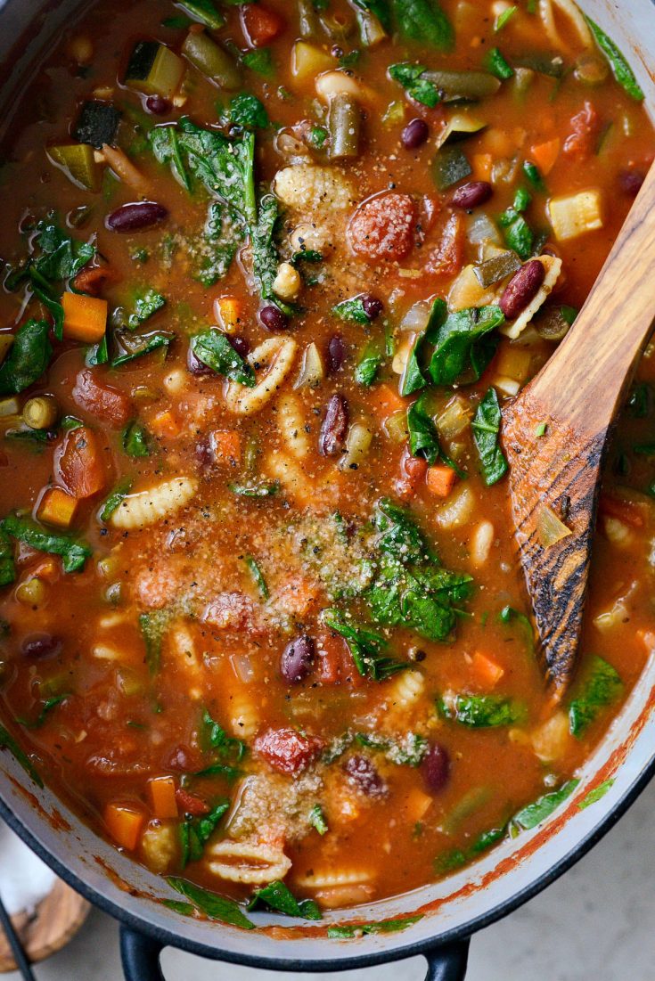 Classic Minestrone Soup - Simply Scratch