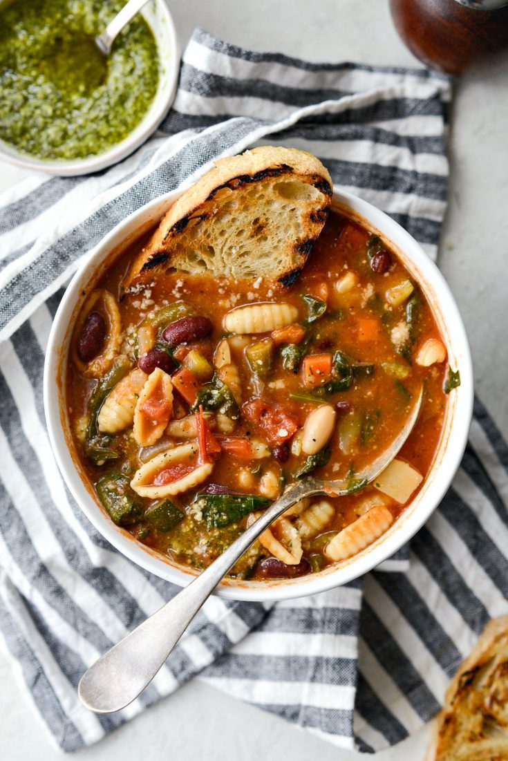 Classic Minestrone Soup - Simply Scratch