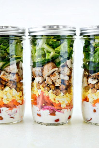 Everyday Mason Jar Salad - Simply Scratch