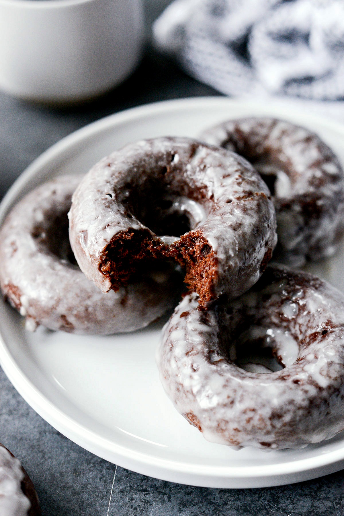 Glazed Sour Cream | Chocolate cake donuts, Doughnut cake, Donut calories
