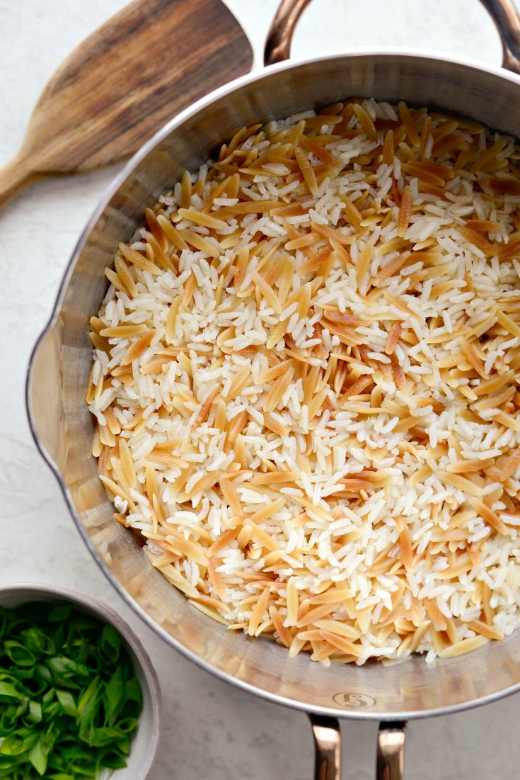 Simple Rice Pilaf - Simply Scratch