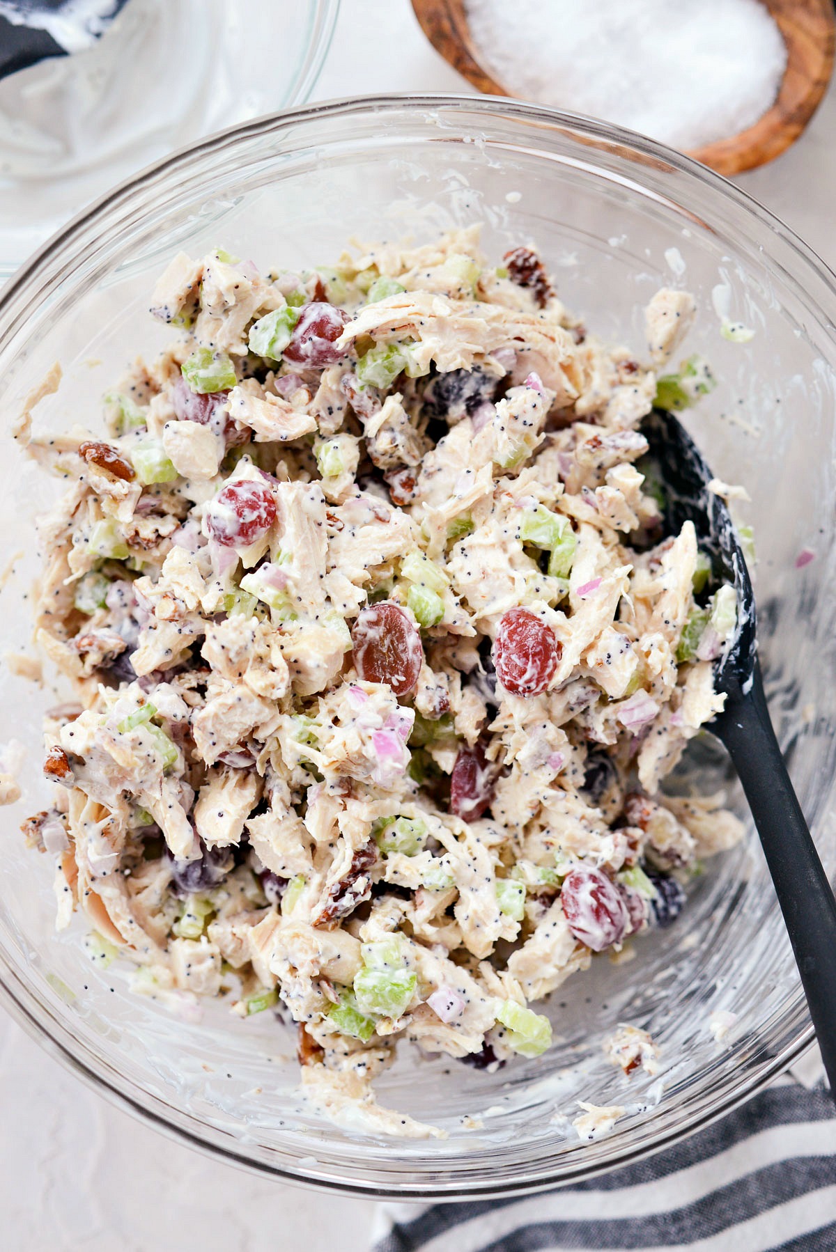 Greek Yogurt Chicken Salad with Grapes and Pecans - Simply Scratch