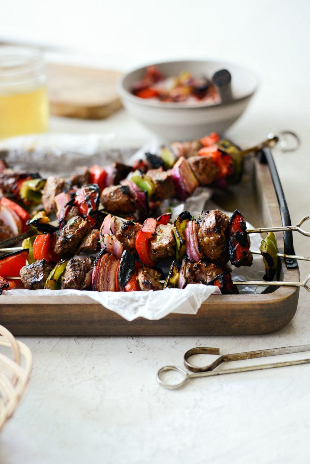 Grilled Marinated Steak Kebabs Simply Scratch