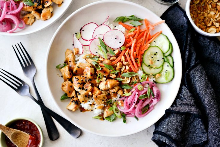 Ponzu Chicken Rice Bowls Simply Scratch