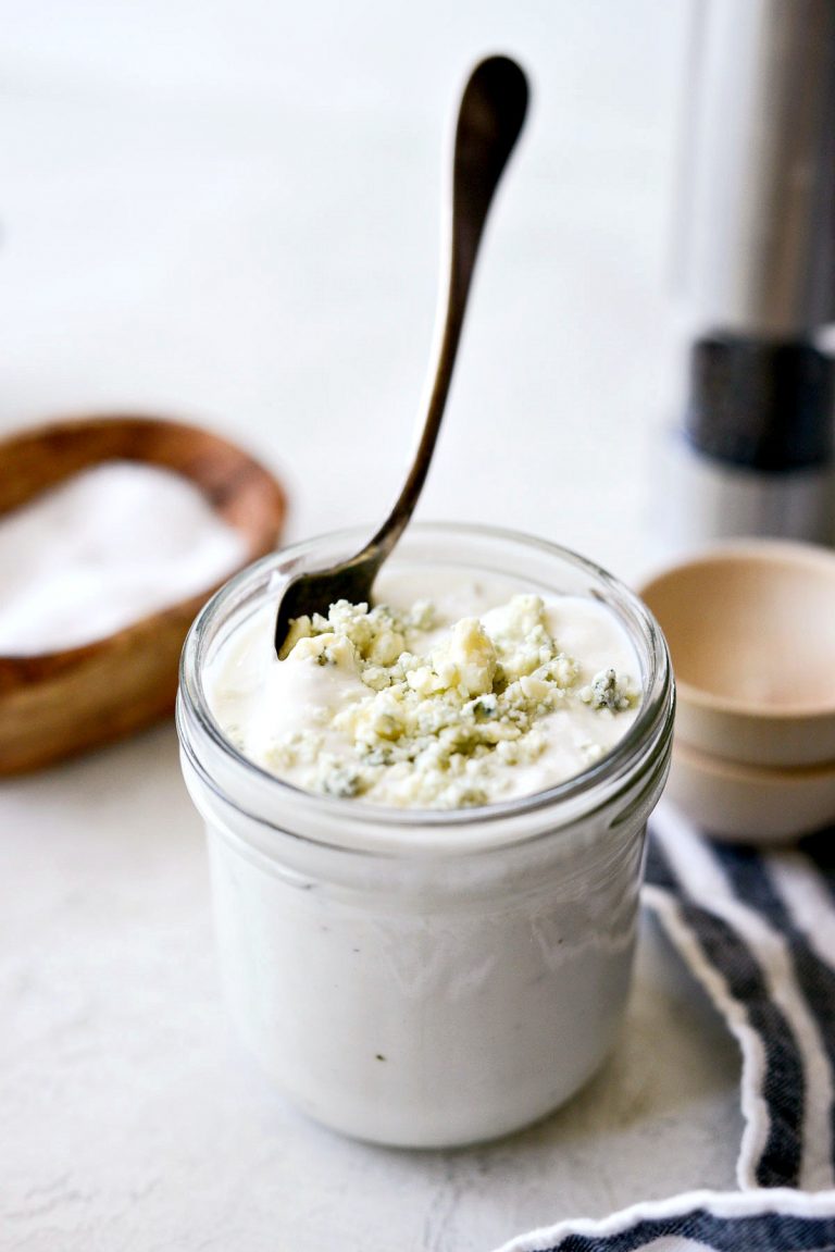 Greek Yogurt Blue Cheese Dressing - Simply Scratch