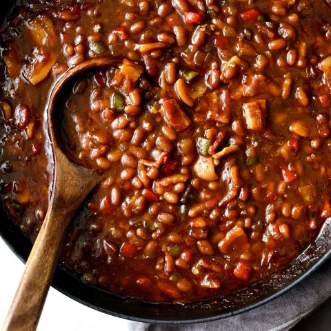 One Pot Wicked Baked Beans - Simply Scratch