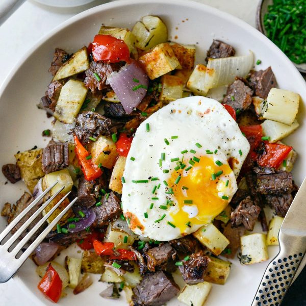 Smoked Brisket Breakfast Potatoes - Simply Scratch