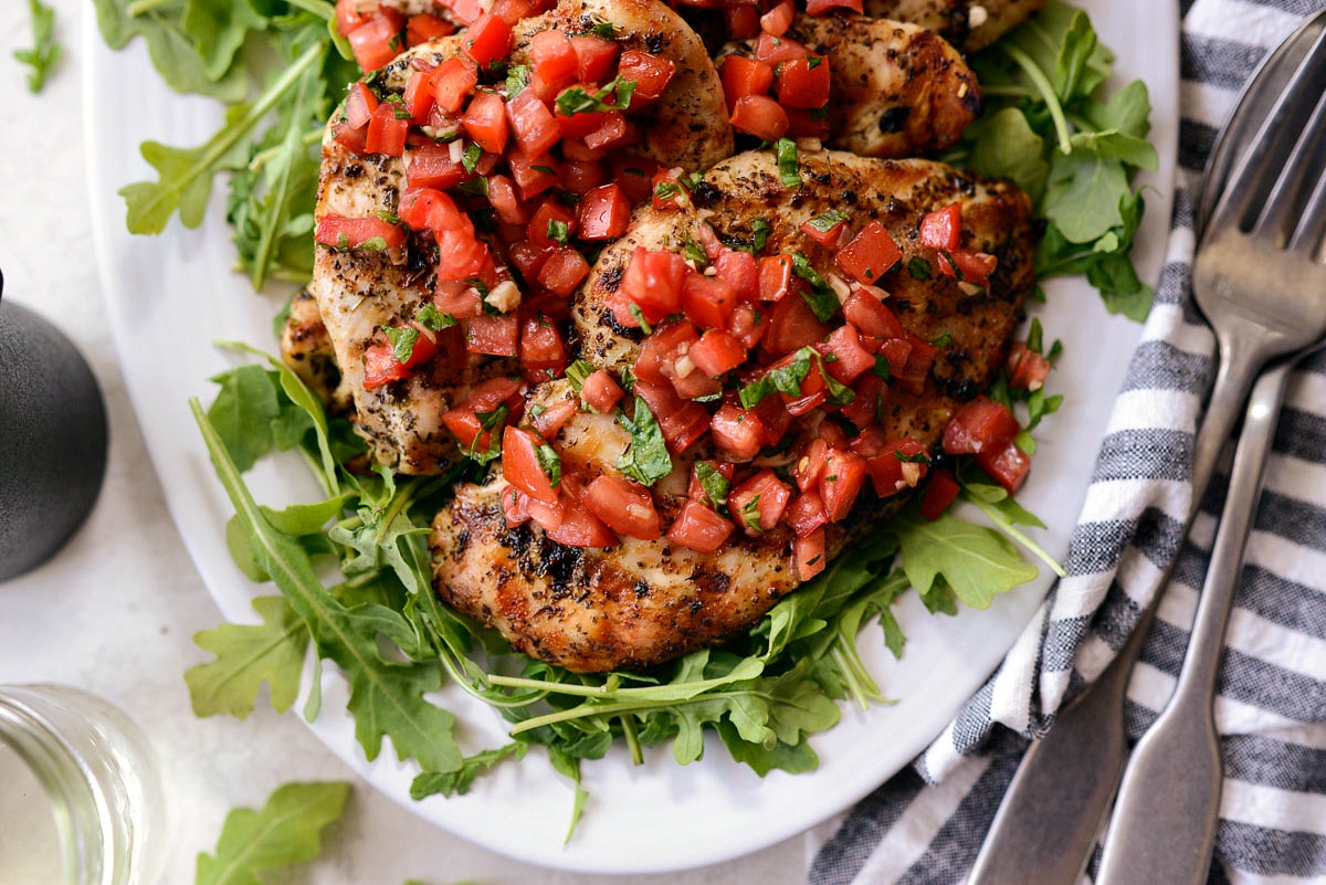 Grilled Chicken Bruschetta Simply Scratch