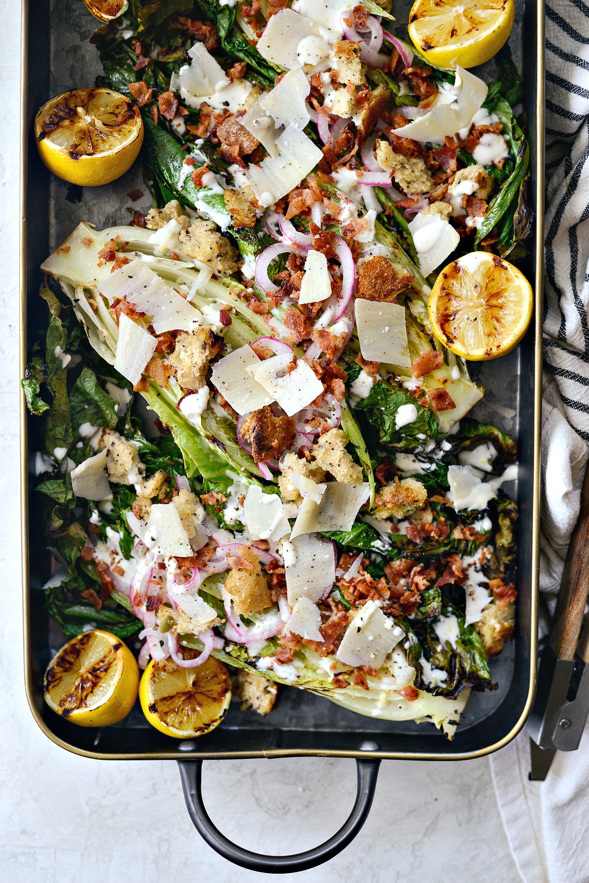 Grilled Romaine Salad - Simply Scratch