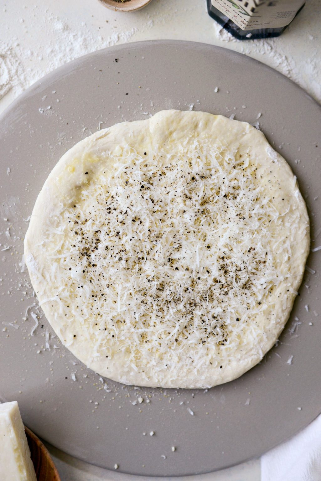 Cacio e Pepe Pizza - Simply Scratch