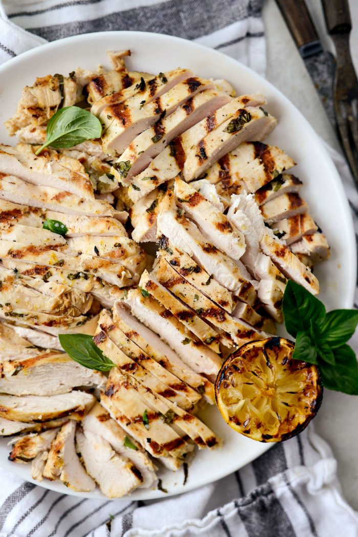 Grilled Lemon Basil Chicken