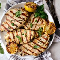 Grilled Lemon Basil Chicken