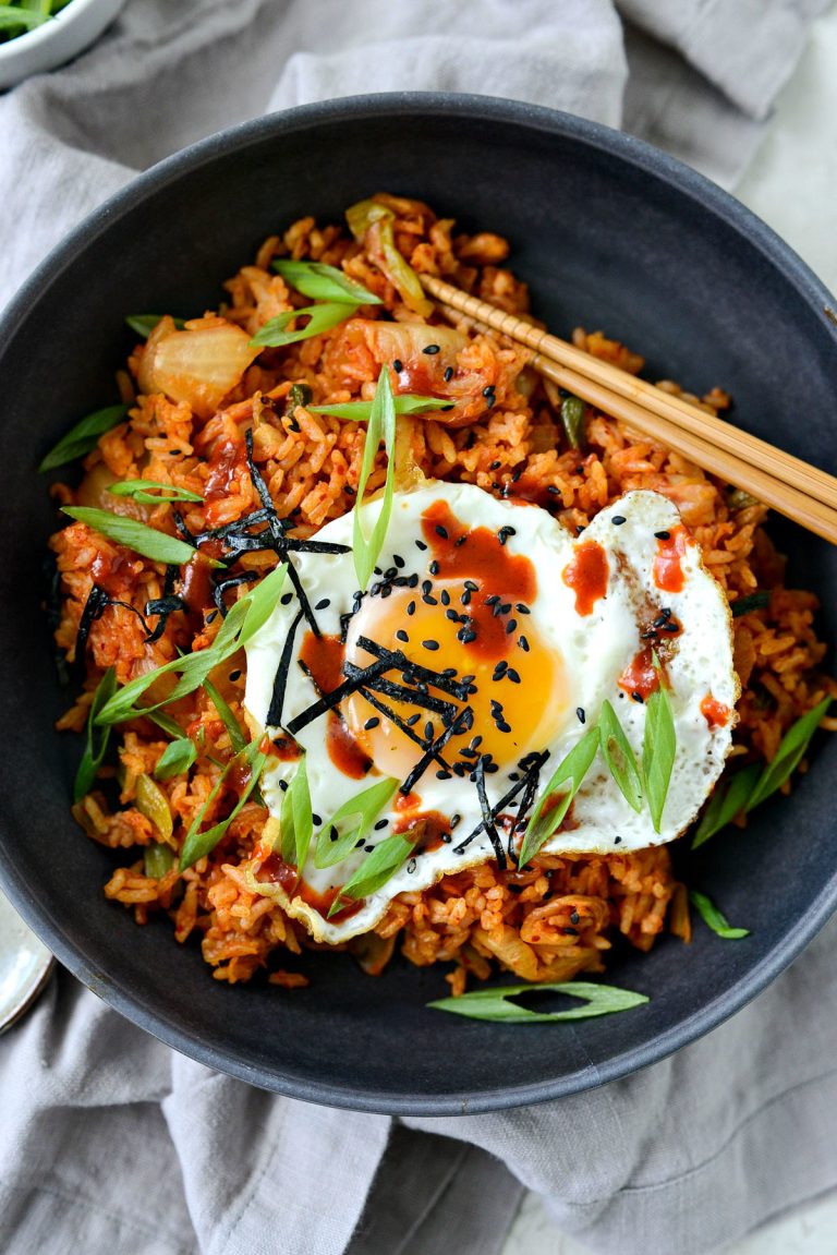 Kimchi Fried Rice Recipe Simply Scratch