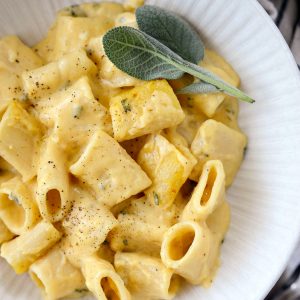 Cheesy Roasted Butternut Squash Rigatoni