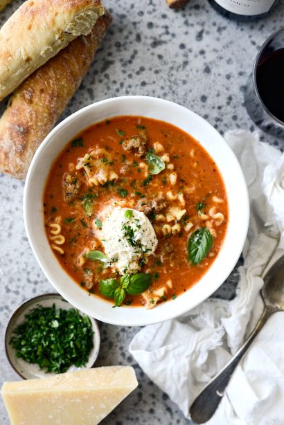 Lasagna Soup - Simply Scratch