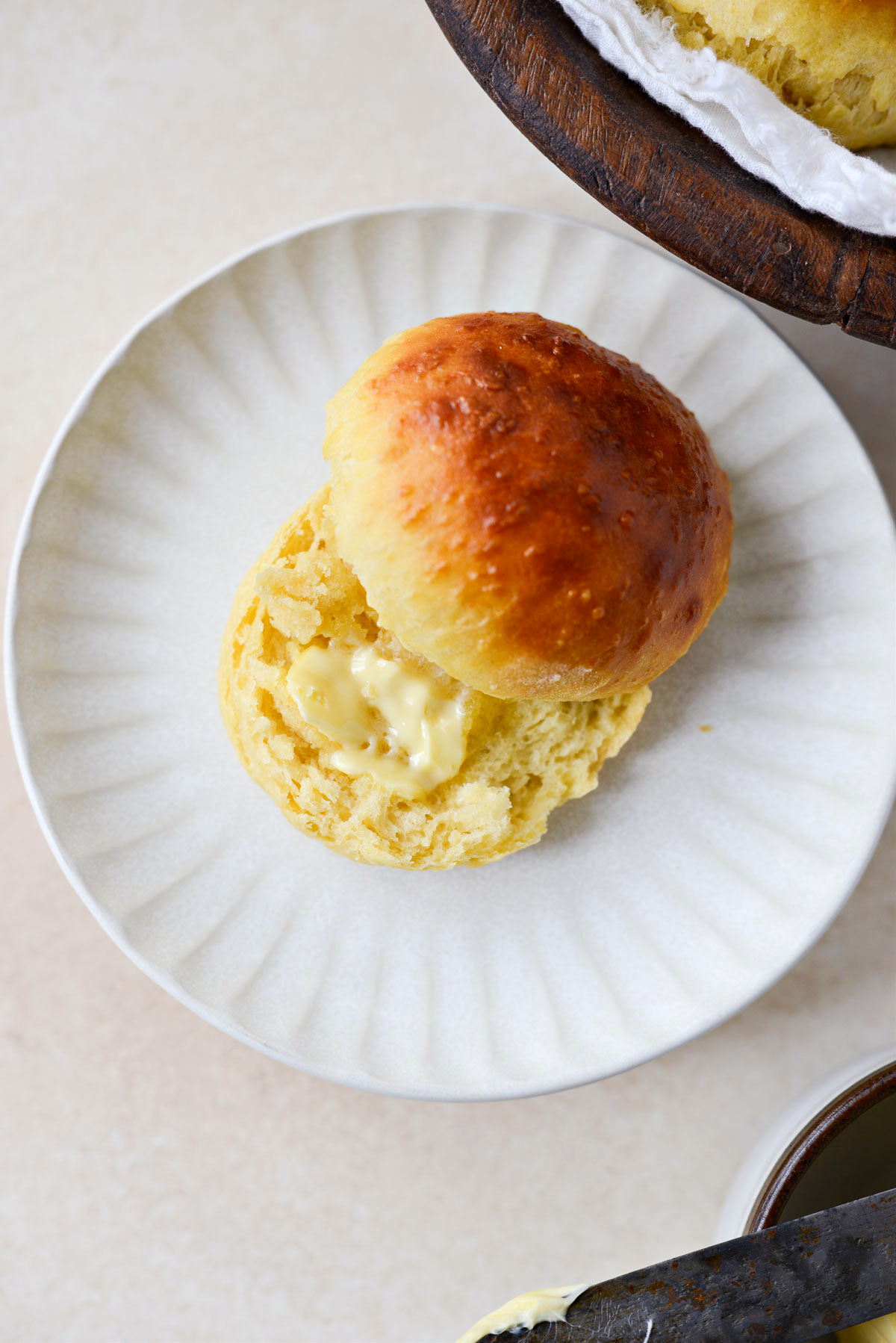 Easy Brioche Dinner Rolls - Simply Scratch