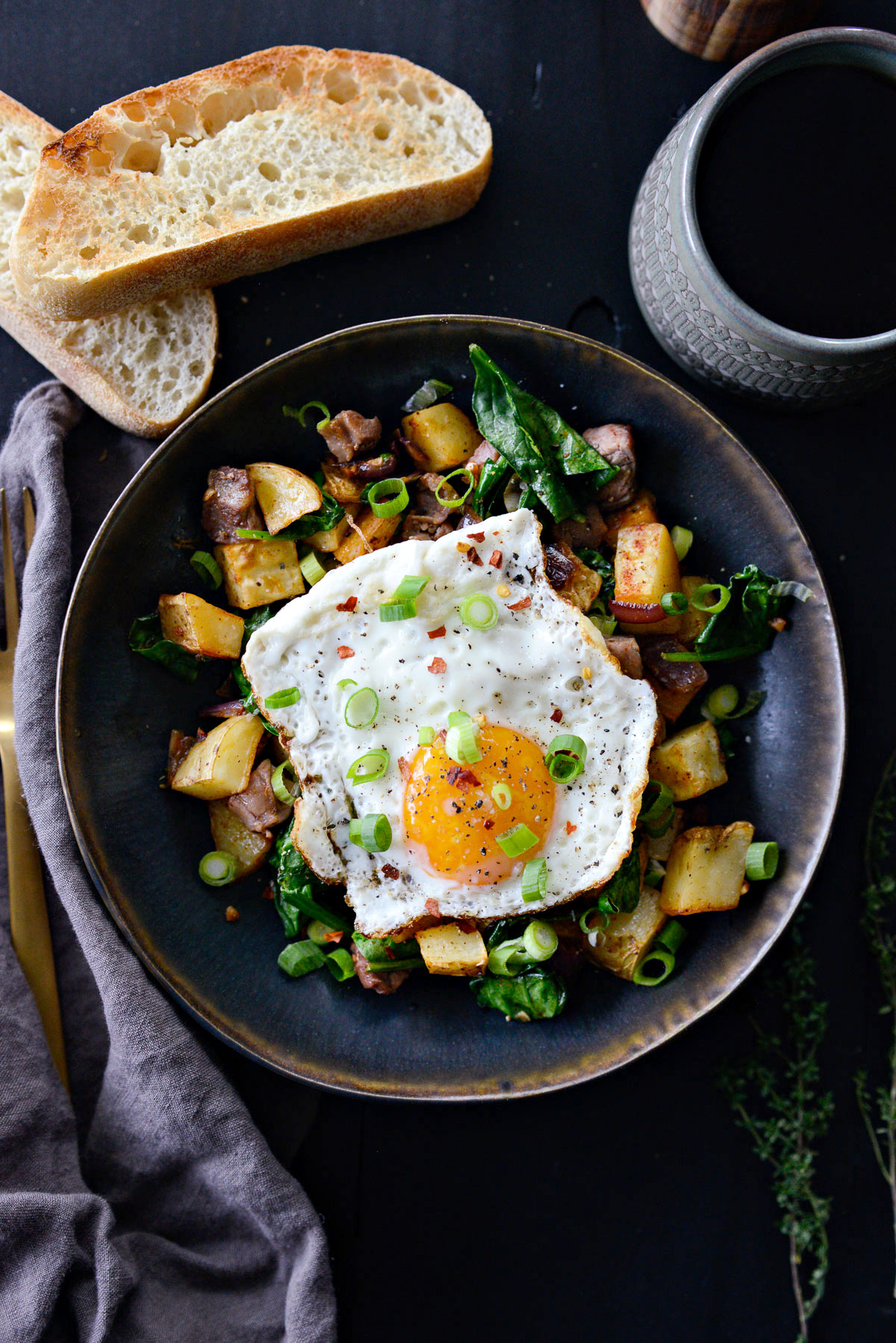 Leftover Prime Rib Breakfast Hash (Sheet Pan Hash) - Simply Scratch