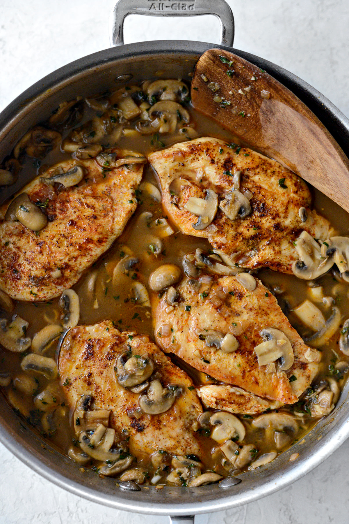 Lighter Chicken Marsala - Simply Scratch