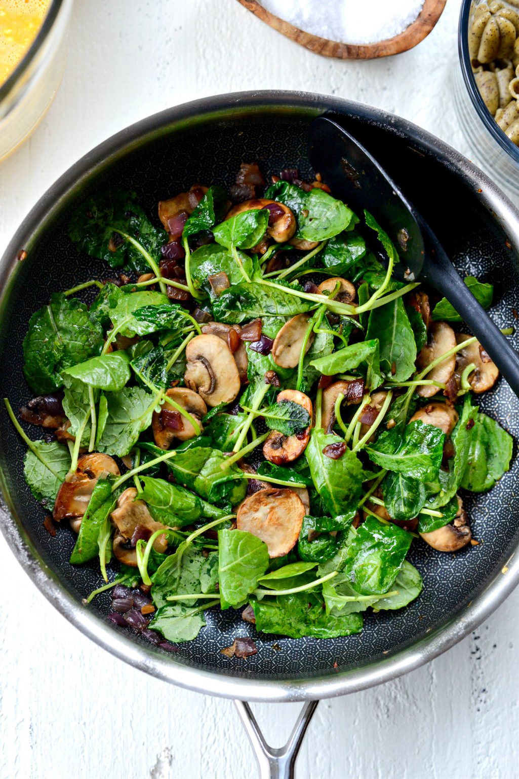 Roasted Pumpkin Kale and Feta Frittata - Simply Scratch