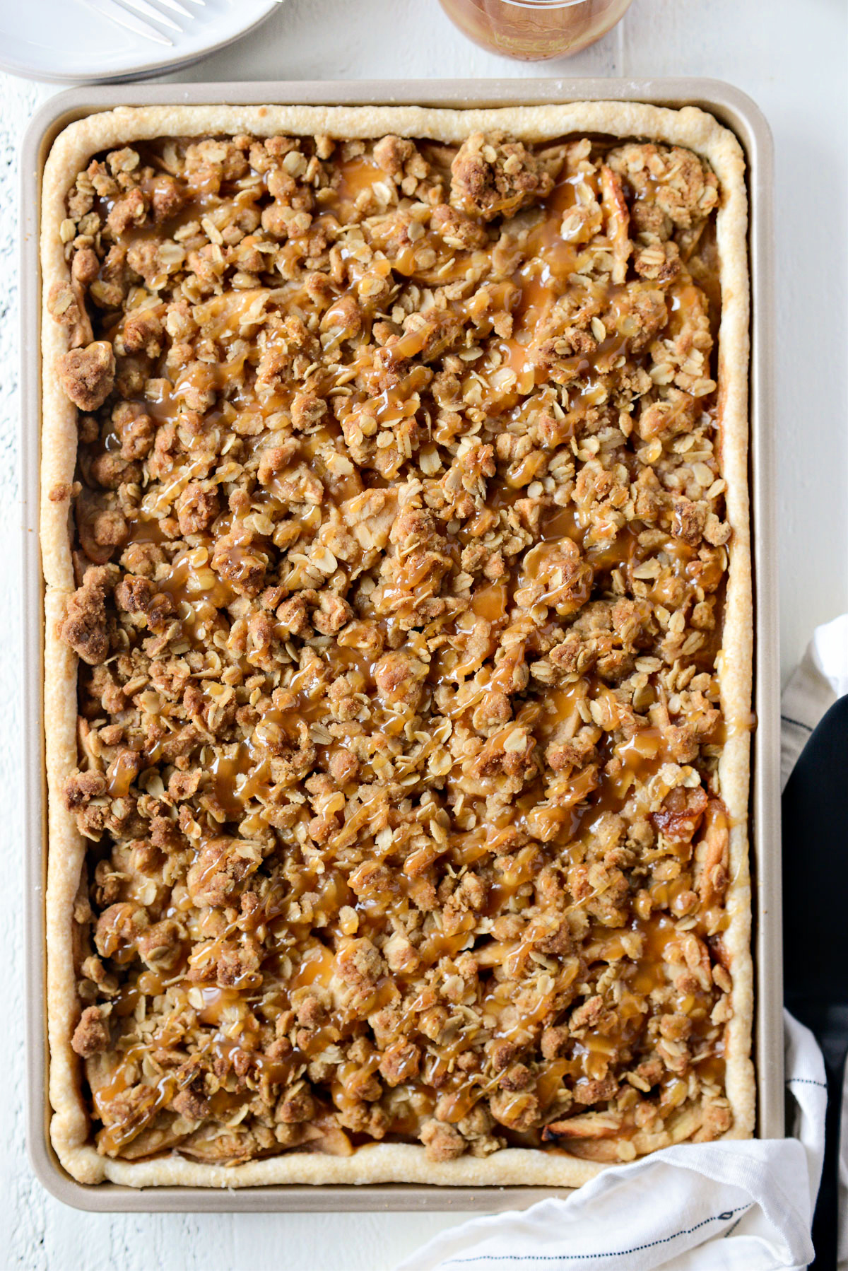 Caramel Apple Slab Pie - Simply Scratch