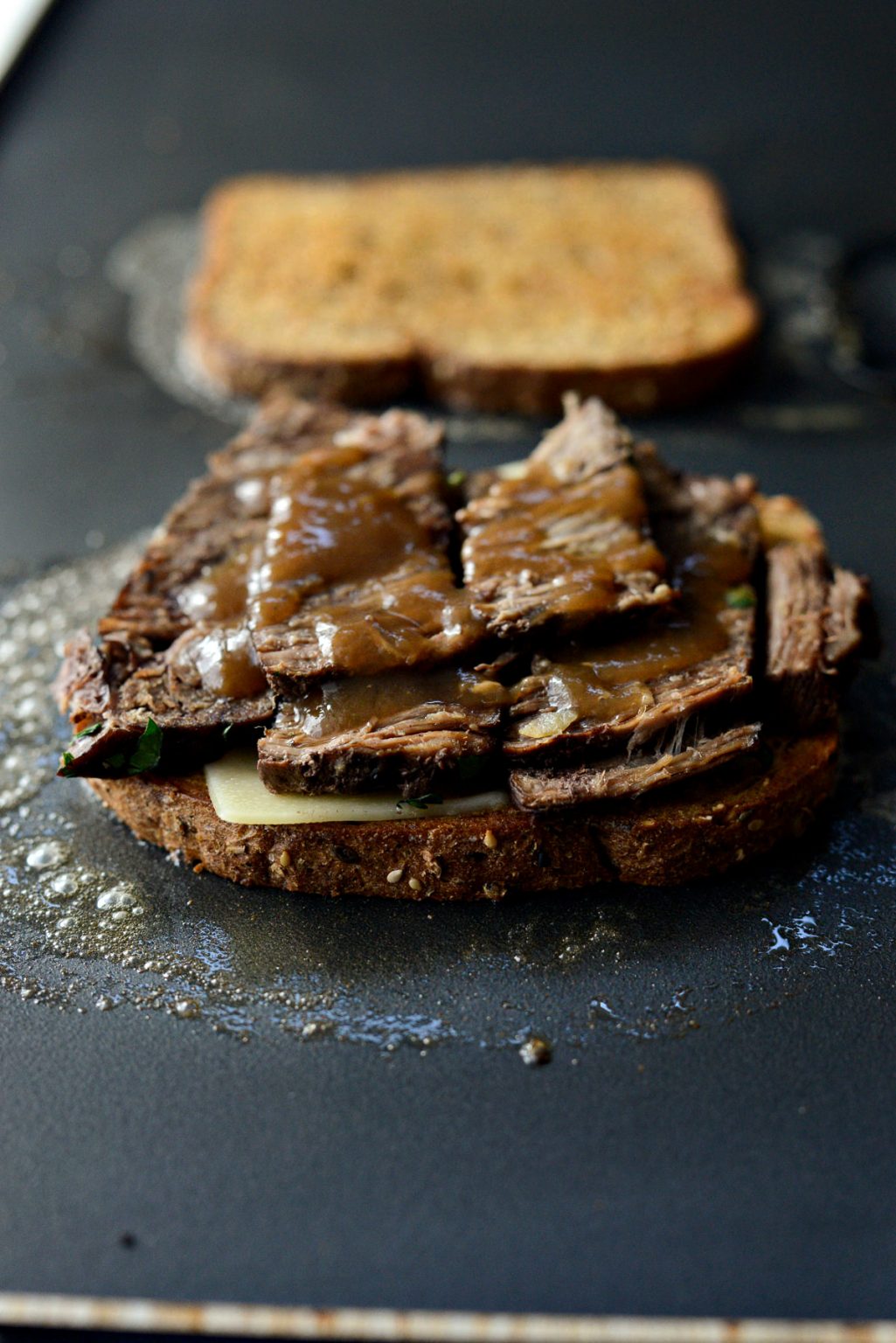 Leftover Pot Roast Cheddar Grilled Cheese Sandwich Simply Scratch