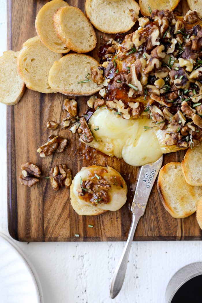 Honey And Walnut Baked Brie Appetizer Recipe - TidyMom®