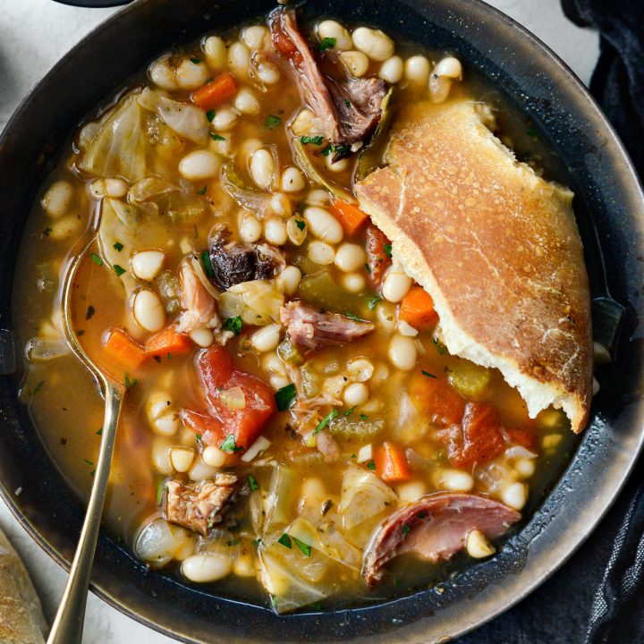 Rustic Ham and Bean Soup - Simply Scratch