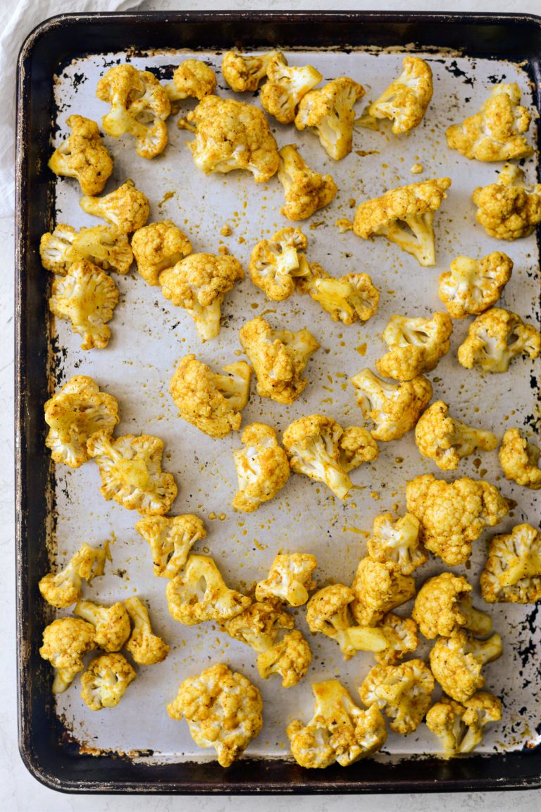 Roasted Curry Cauliflower Simply Scratch