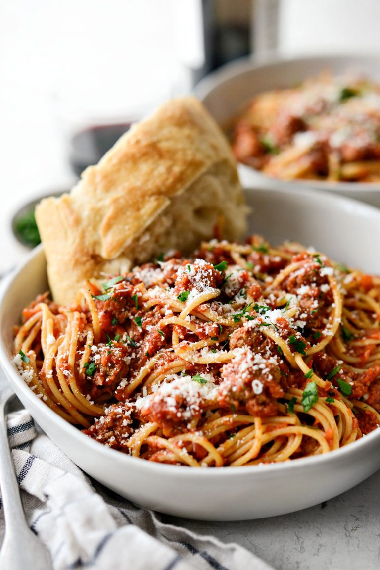 Slow Baked Spaghetti Sauce - Simply Scratch