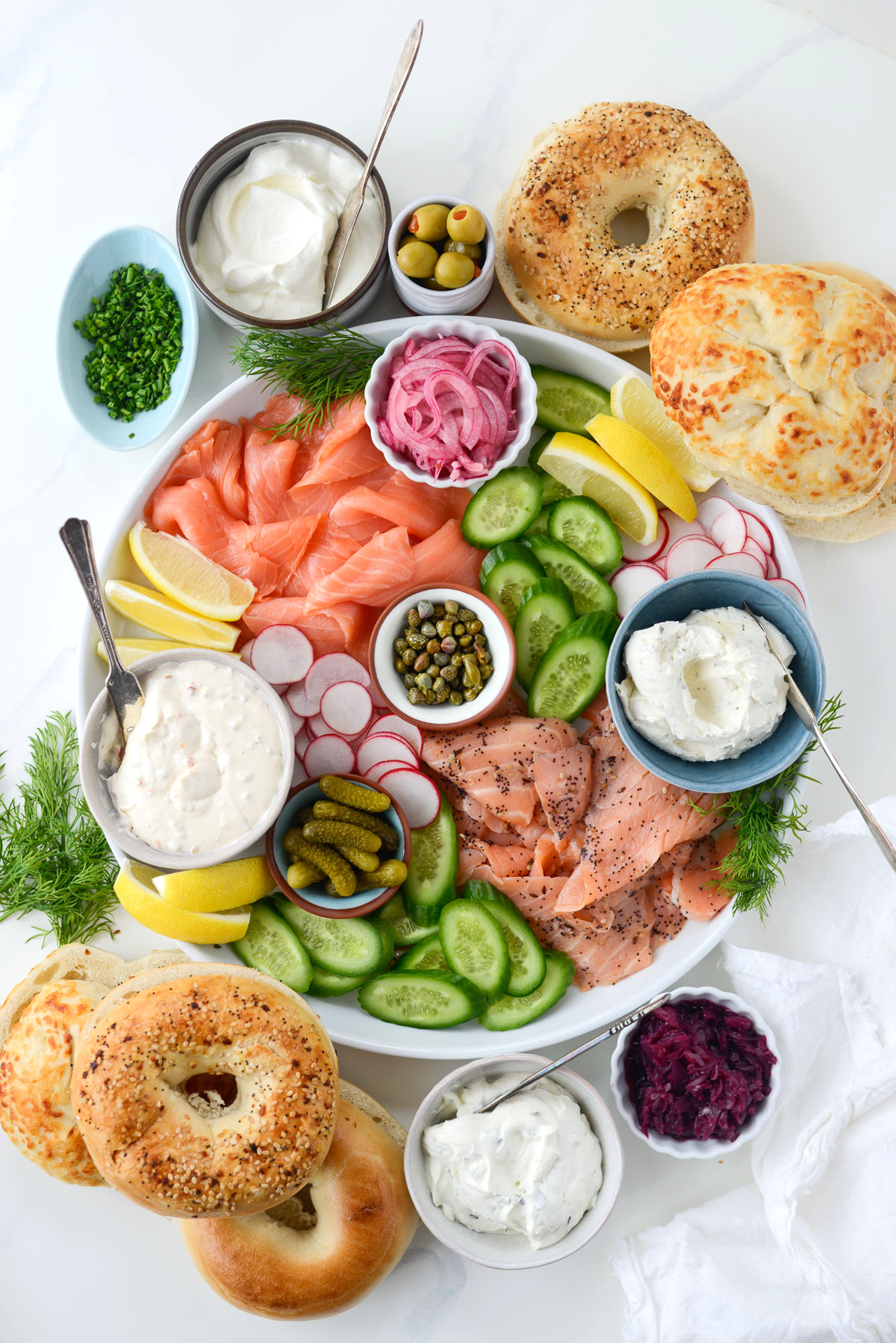 Bagel and Lox Brunch Spread - Simply Scratch